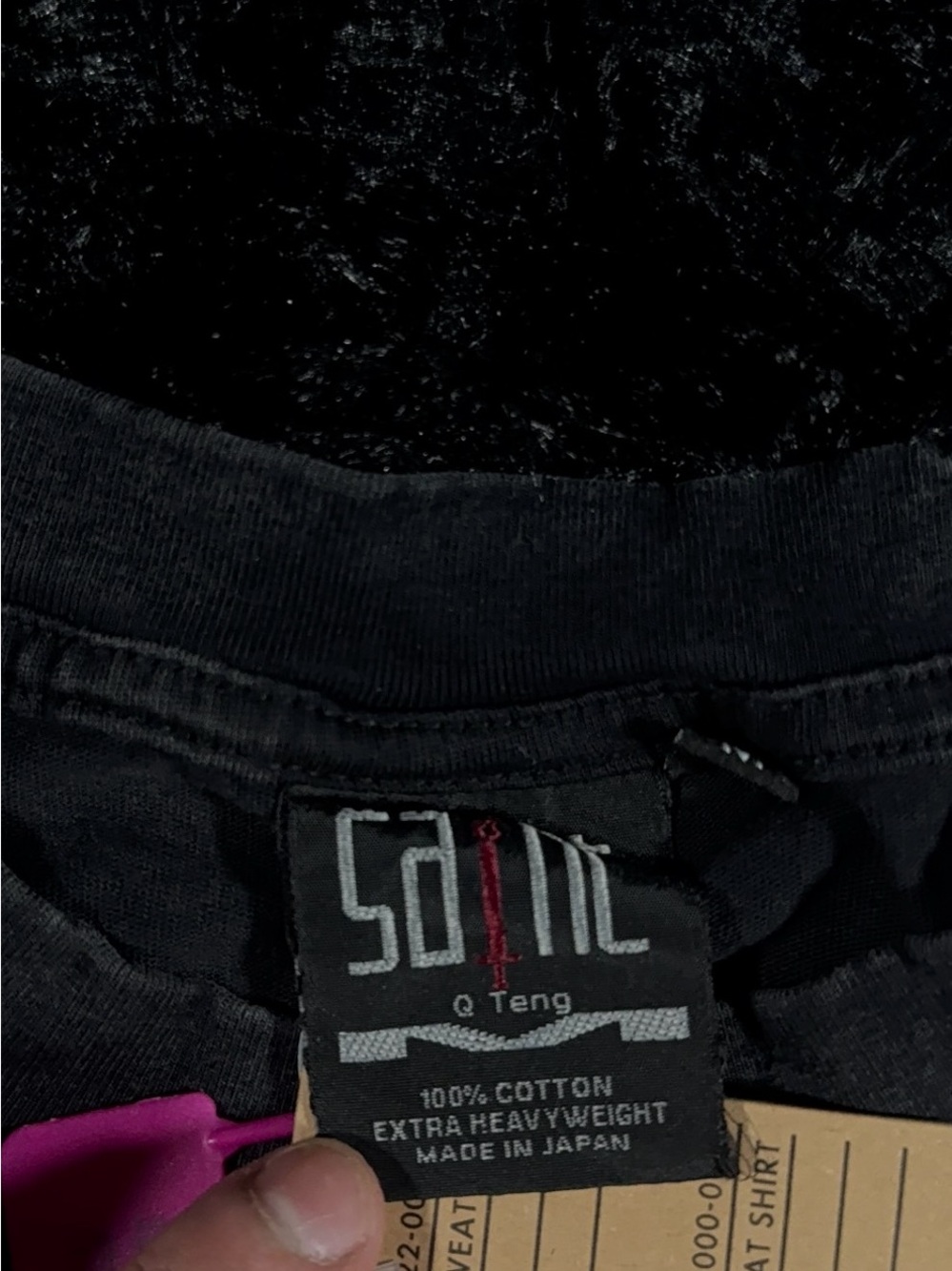 Saint global Black Studded Short Sleeve Saint Mary Graphic Tee - Picture 2 of 5